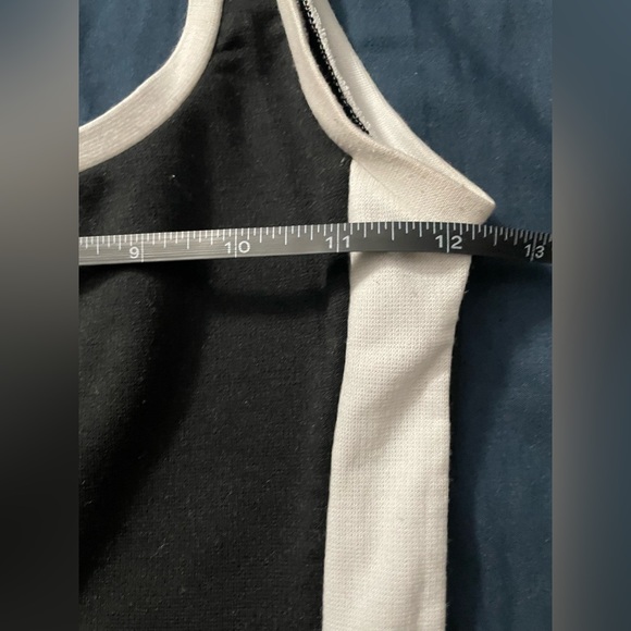 SOLD—— Zara Tank Top Dress - w. strip on side - Sz: S - Picture 3 of 4